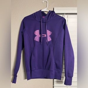 Purple Under Armor Hoodie Sweatshirt